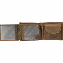 Herren Greenburry Vintage Skull Geldbörse Leder 12 cm