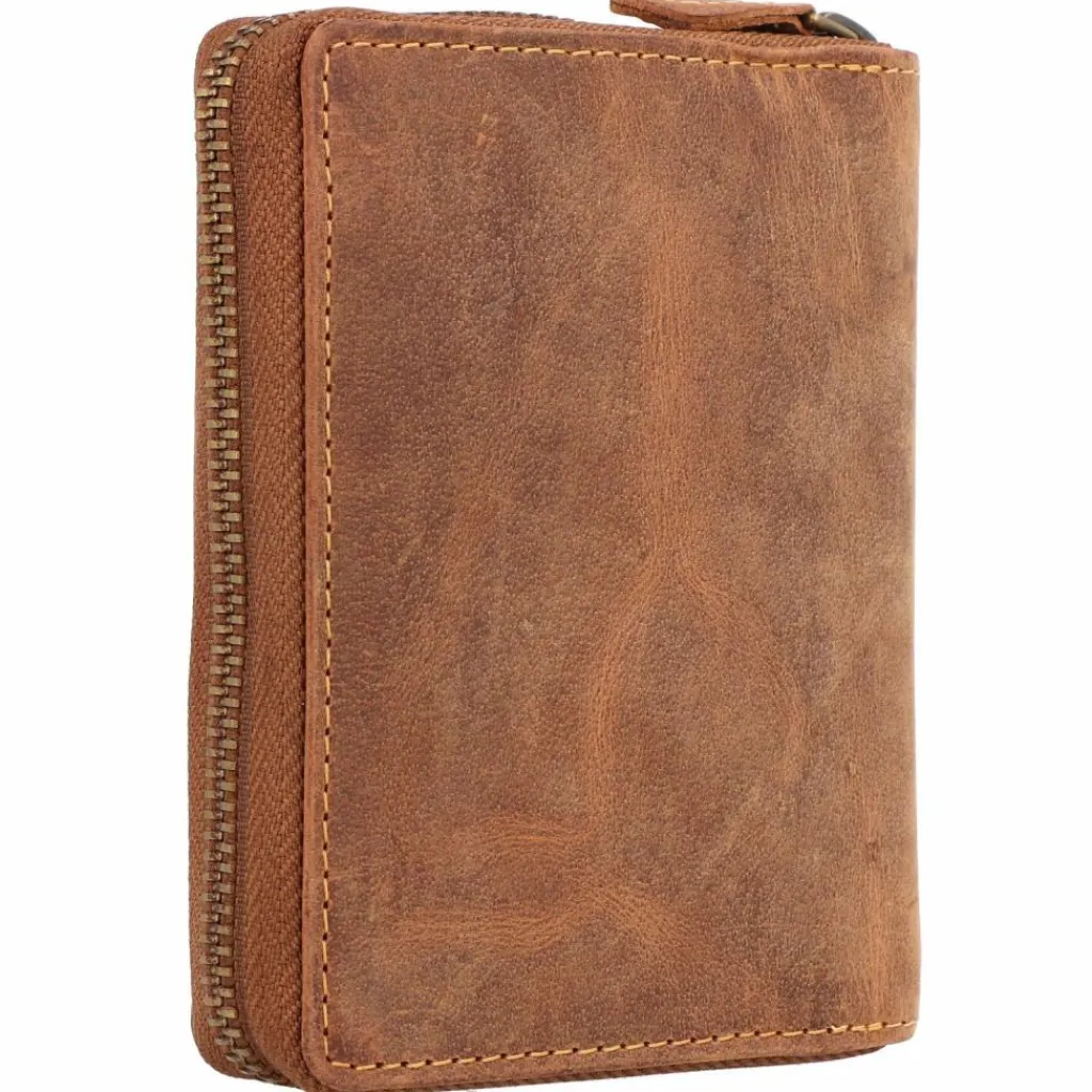 Herren Greenburry Vintage Sternzeichen Geldbörse Leder 10 cm