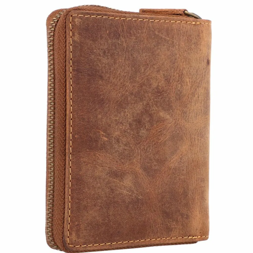 Greenburry Herrengeldbörsen Hochformat<Vintage Sternzeichen Geldbörse Leder 10 cm skorpion