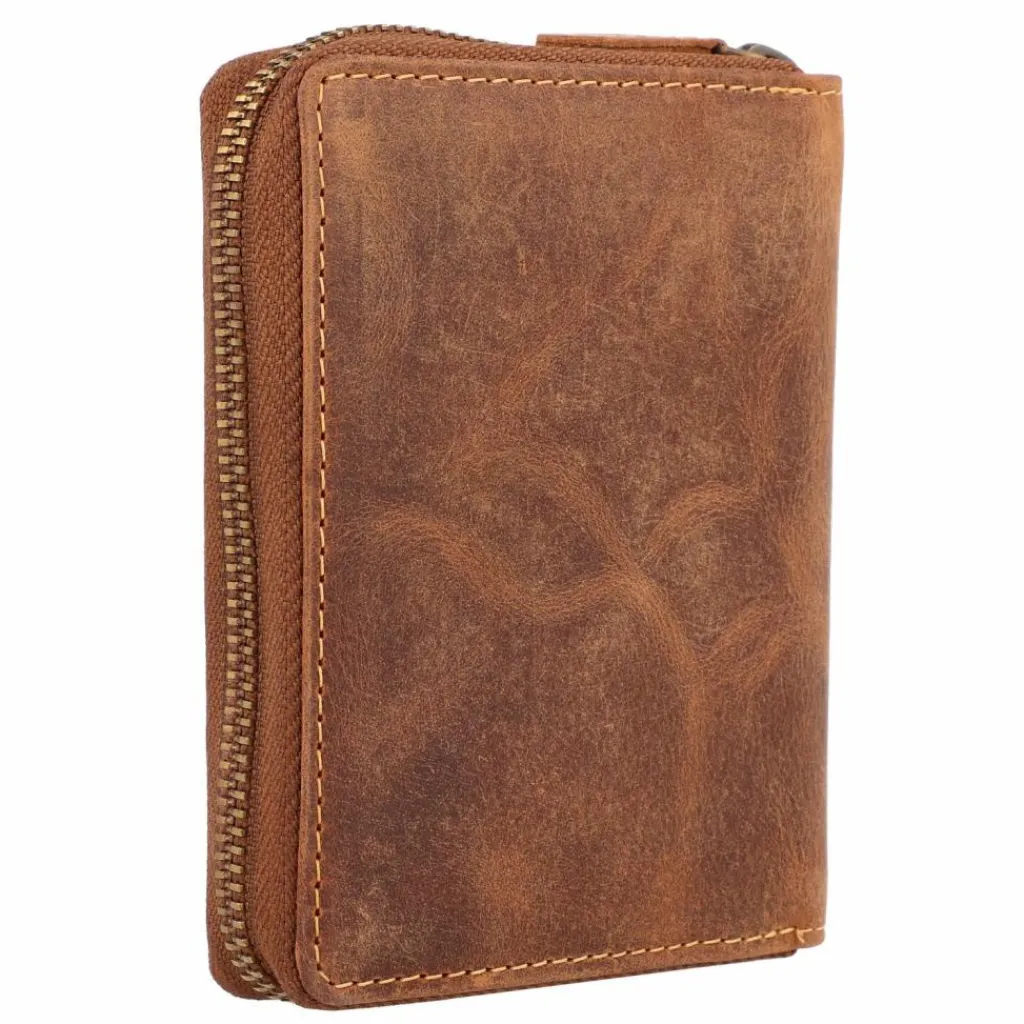 Herren Greenburry Vintage Sternzeichen Geldbörse Leder 10 cm