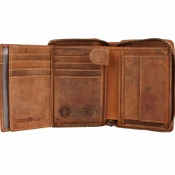 Herren Greenburry Vintage Sternzeichen Geldbörse Leder 10 cm