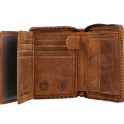 Herren Greenburry Vintage Sternzeichen Geldbörse Leder 10 cm