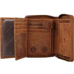 Herren Greenburry Vintage Sternzeichen Geldbörse Leder 10 cm