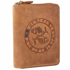 Herren Greenburry Vintage Sternzeichen Geldbörse Leder 10 cm