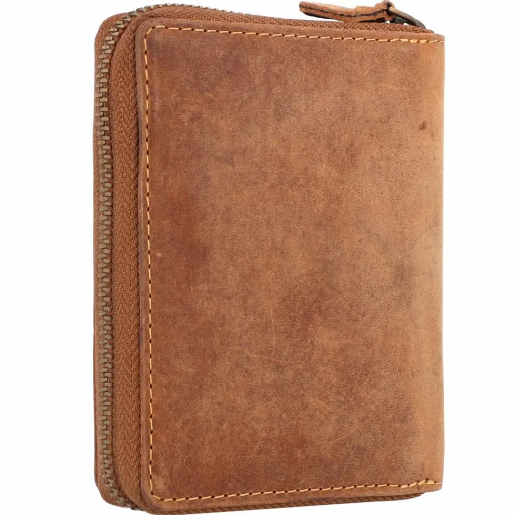 Herren Greenburry Vintage Sternzeichen Geldbörse Leder 10 cm