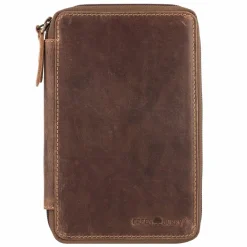 Sale Greenburry Vintage Stifteetui Leder 13 cm brown