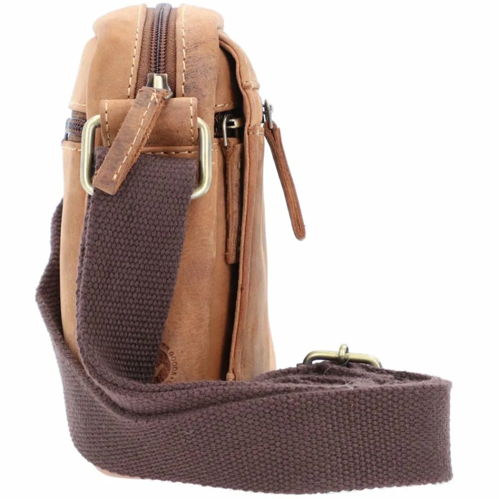 Greenburry Umhängetaschen<Vintage Travel 2 Umhängetasche Leder 15 cm brown
