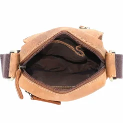 Greenburry Umhängetaschen<Vintage Travel 2 Umhängetasche Leder 15 cm brown