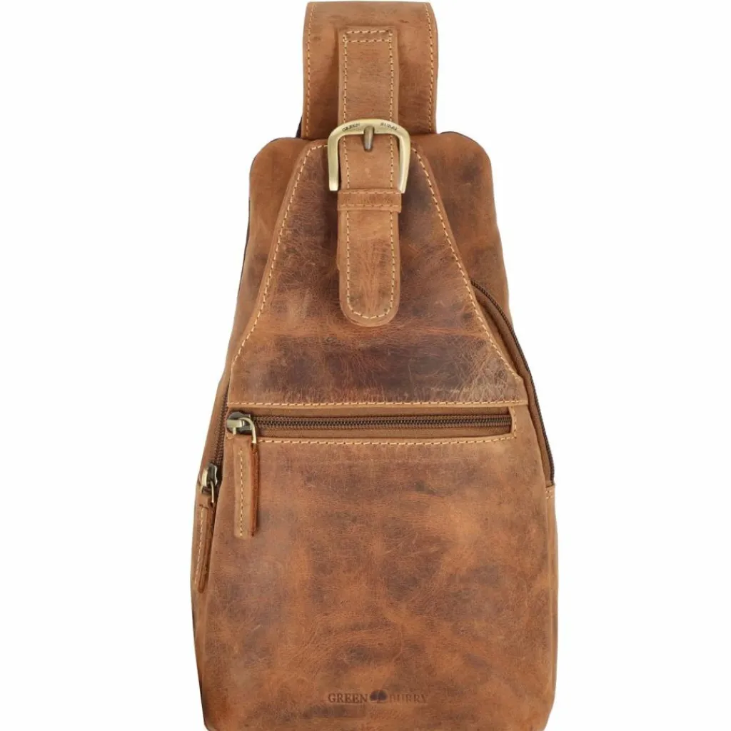 Greenburry Vintage Umhängetasche Leder 16 cm