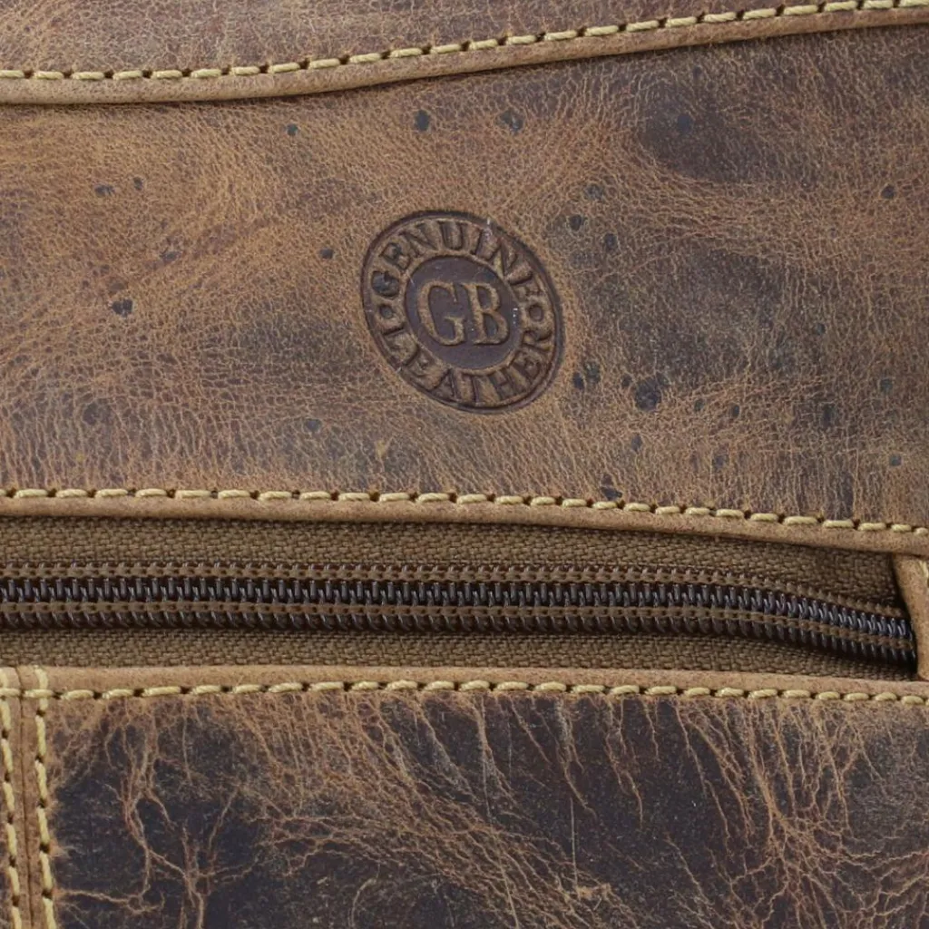 Greenburry Vintage Umhängetasche Leder 27 cm