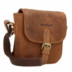 Greenburry Vintage Umhängetasche Leder 21 cm