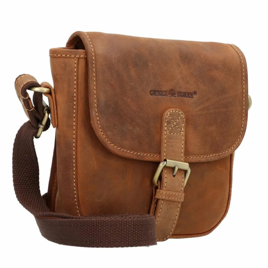 Greenburry Vintage Umhängetasche Leder 21 cm