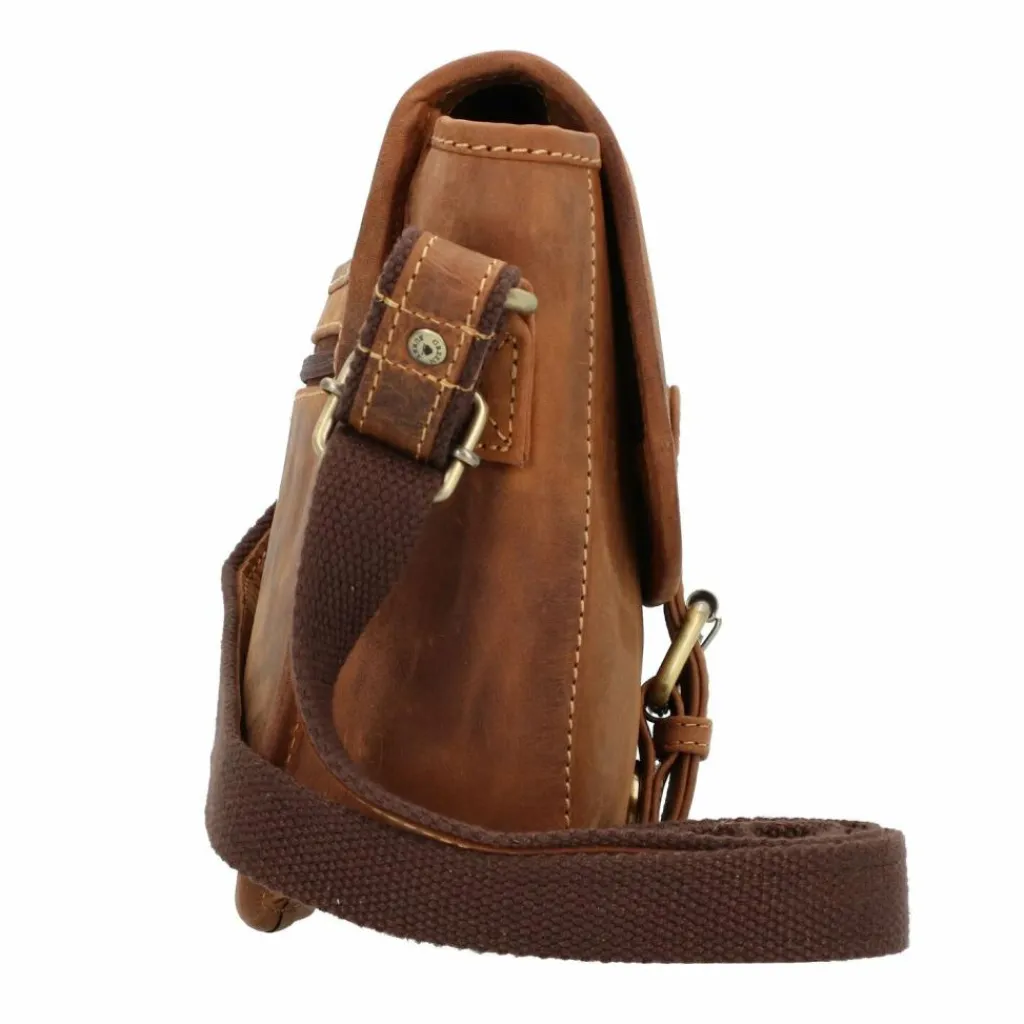 Greenburry Vintage Umhängetasche Leder 21 cm