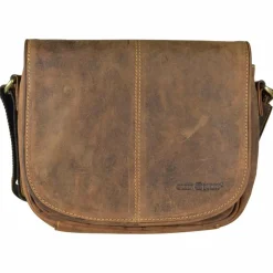 Greenburry Umhängetaschen<Vintage Umhängetasche Leder 28 cm braun