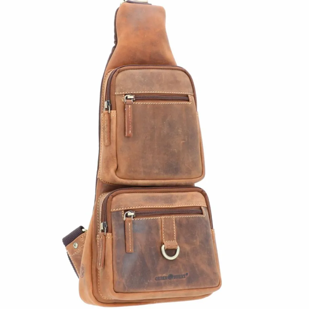 Greenburry Umhängetaschen<Vintage Umhängetasche Leder 20 cm brown
