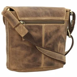Greenburry Umhängetaschen<Vintage Umhängetasche Leder 20 cm brown