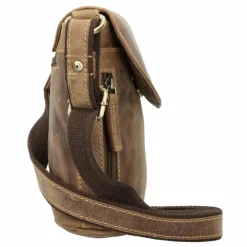 Greenburry Umhängetaschen<Vintage Umhängetasche Leder 20 cm brown