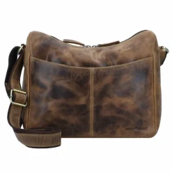 Greenburry Umhängetaschen<Vintage Umhängetasche Leder 30 cm brown