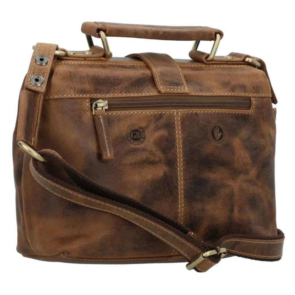 Greenburry Umhängetaschen<Vintage Umhängetasche Leder 24 cm brown