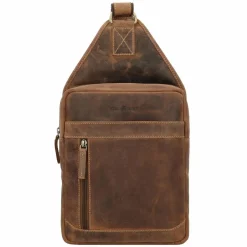 Greenburry Umhängetaschen<Vintage Umhängetasche Leder 41 cm brown