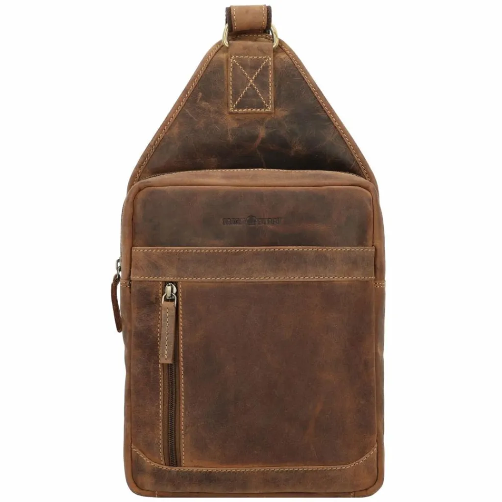 Greenburry Umhängetaschen<Vintage Umhängetasche Leder 41 cm brown