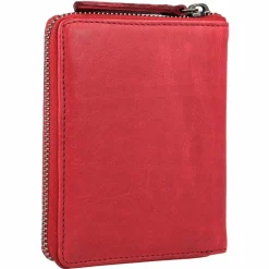 Herren Greenburry Vintage Washed Geldbörse Leder 10 cm