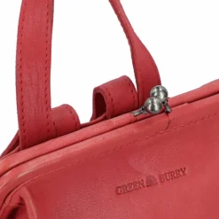 Greenburry Lederrucksäcke|City Rucksäcke<Vintage washed City Rucksack Leder 27 cm bloodred