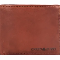 Greenburry Herrengeldbörsen Querformat<Vintage Washed Geldbörse Leder 13 cm chestnut