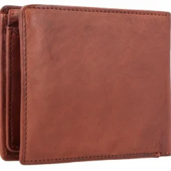 Greenburry Herrengeldbörsen Querformat<Vintage Washed Geldbörse Leder 13 cm chestnut