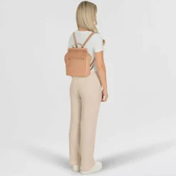 Greenburry Lederrucksäcke|City Rucksäcke<Vintage washed City Rucksack Leder 27 cm taupe