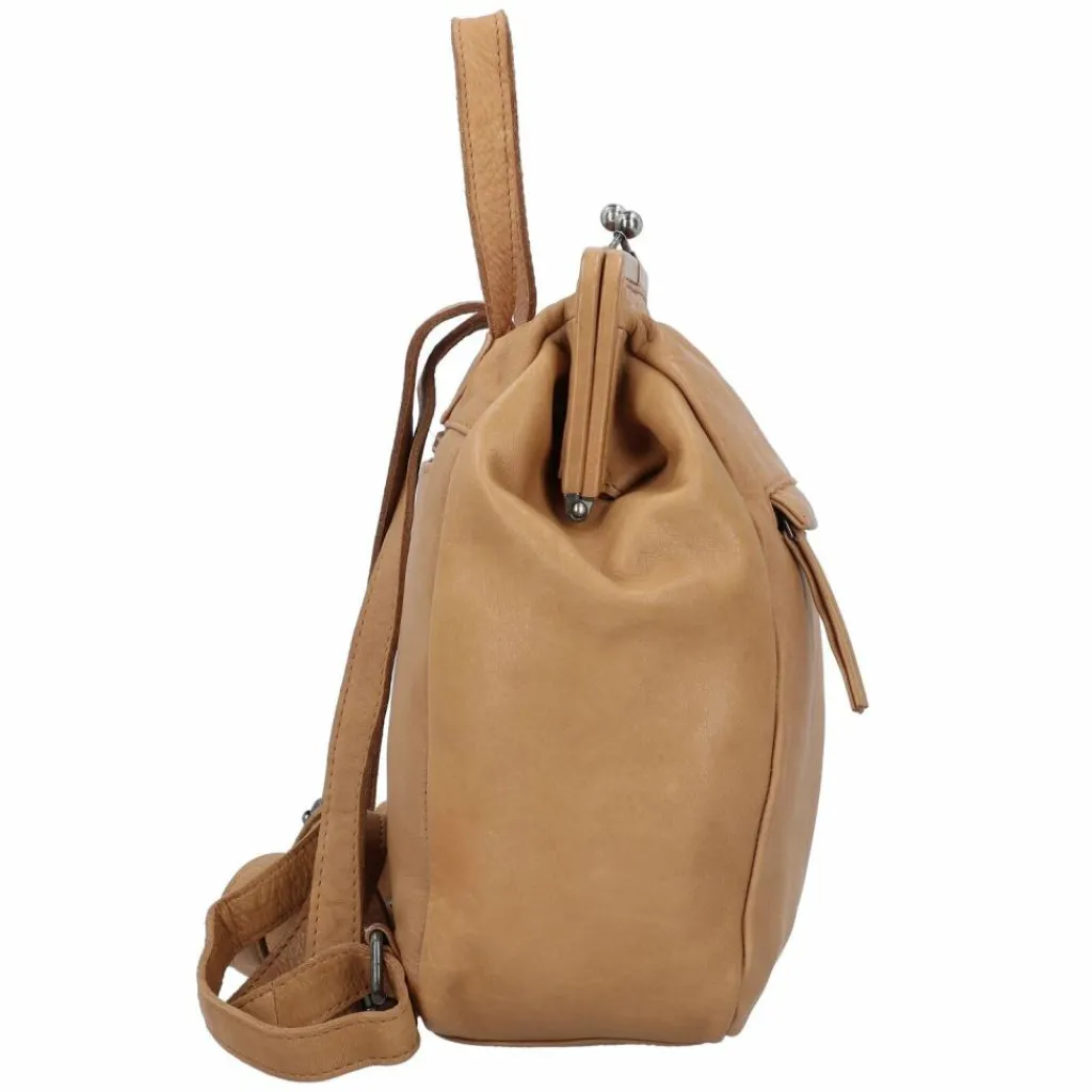 Greenburry Lederrucksäcke|City Rucksäcke<Vintage washed City Rucksack Leder 27 cm cognac
