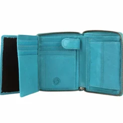 Herren Greenburry Vintage Washed Geldbörse Leder 10 cm