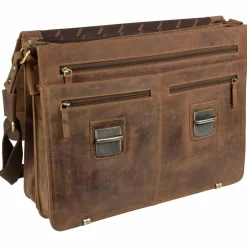 Greenburry Vintage XL Aktentasche Leder 40 cm