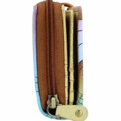 Outlet Greenland Nature Art+Craft Geldbörse RFID Leder 20 cm handbemalt