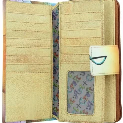 Outlet Greenland Nature Art+Craft Geldbörse RFID Leder 20 cm handbemalt