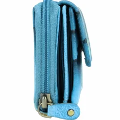 Outlet Greenland Nature Art+Craft Geldbörse RFID Leder 15 cm handbemalt