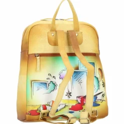 Online Greenland Nature Art+Craft City Rucksack Leder 37 cm handbemalt