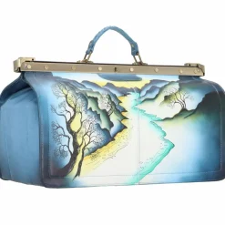 Greenland Nature Doktorkoffer<Art+Craft Doktorkoffer Leder 48 cm Laptopfach handbemalt