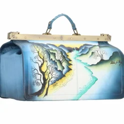 Greenland Nature Doktorkoffer<Art+Craft Doktorkoffer Leder 48 cm Laptopfach handbemalt