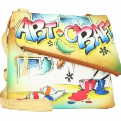 Greenland Nature Umhängetaschen<Art+Craft Umhängetasche Leder 30 cm handbemalt