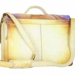 Best Greenland Nature Art+Craft Aktentasche Leder 41 cm Laptopfach handbemalt