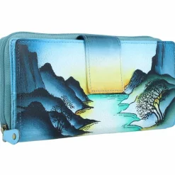 Damen Greenland Nature Art+Craft Geldbörse RFID Leder 20 cm
