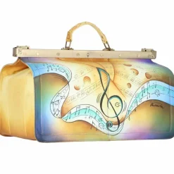 Greenland Nature Doktorkoffer<Art+Craft Doktorkoffer Leder 48 cm Laptopfach handbemalt