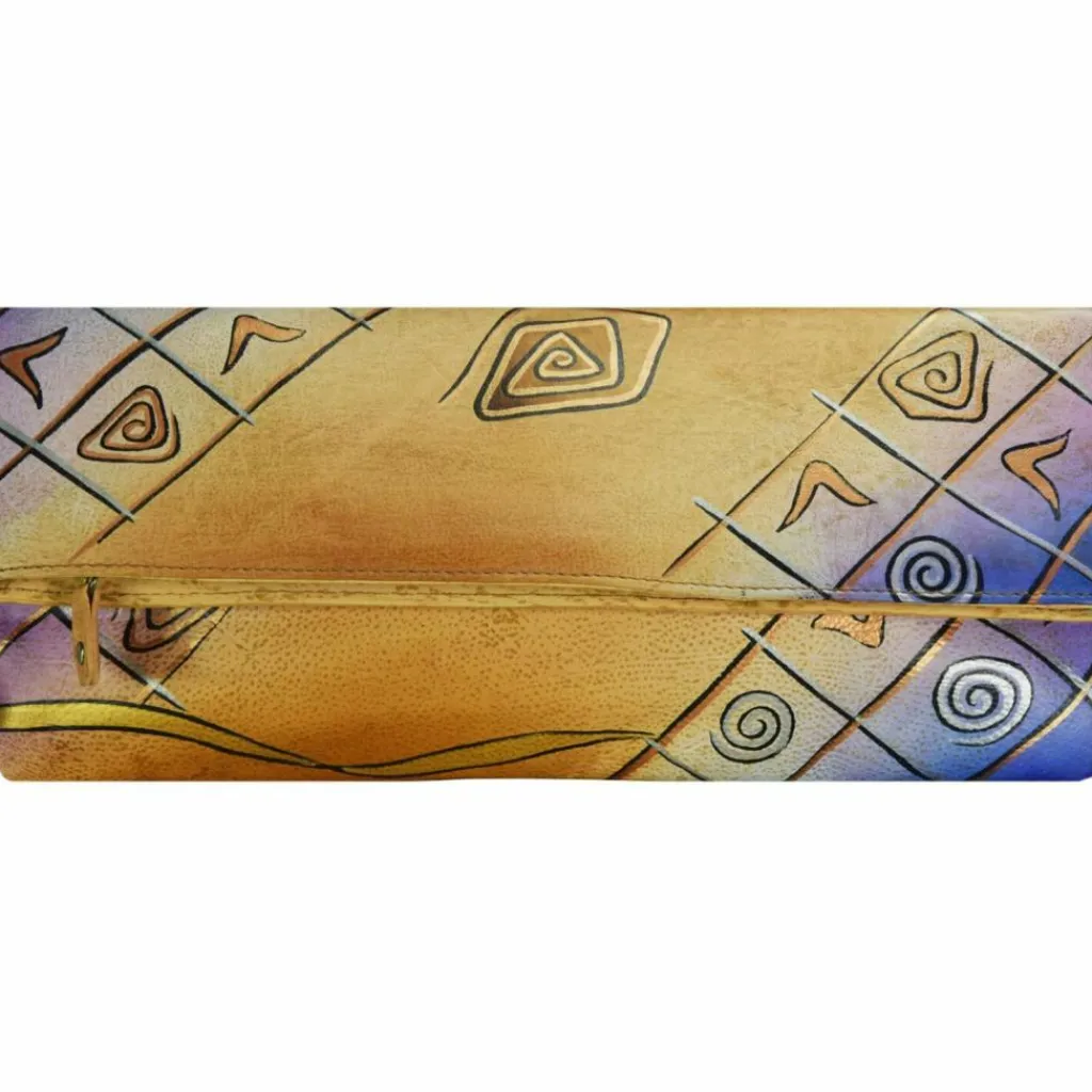 Greenland Nature Art+Craft Clutch Tasche I Leder 30 cm