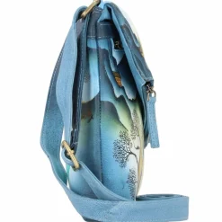 Online Greenland Nature Art+Craft Umhängetasche Leder 28 cm handbemalt