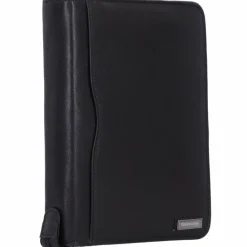 Greenland Nature Mappen Aller Art<Black Nappa Ringmappe Leder 19 cm schwarz