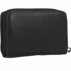 Greenland Nature Visitenkartenetuis<Black Nappa Kreditkartenetui RFID Leder 11 cm schwarz