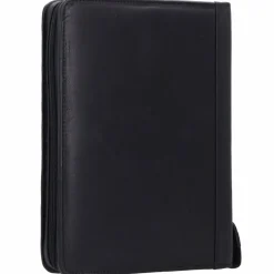 Greenland Nature Mappen Aller Art<Black Nappa Ringmappe Leder 33 cm schwarz