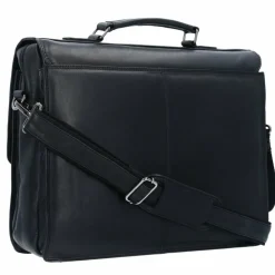 Greenland Nature Laptoptaschen|Aktentaschen<Nappa Aktentasche Leder 40 cm Laptopfach black