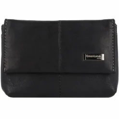 Greenland Nature Schlüsseletuis<Black Nappa Schlüsseletui RFID Leder 11,5 cm schwarz